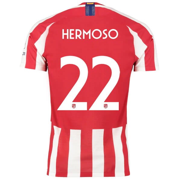 Tailandia Camiseta Atlético De Madrid NO.22 Hermoso 2019/20 Rojo